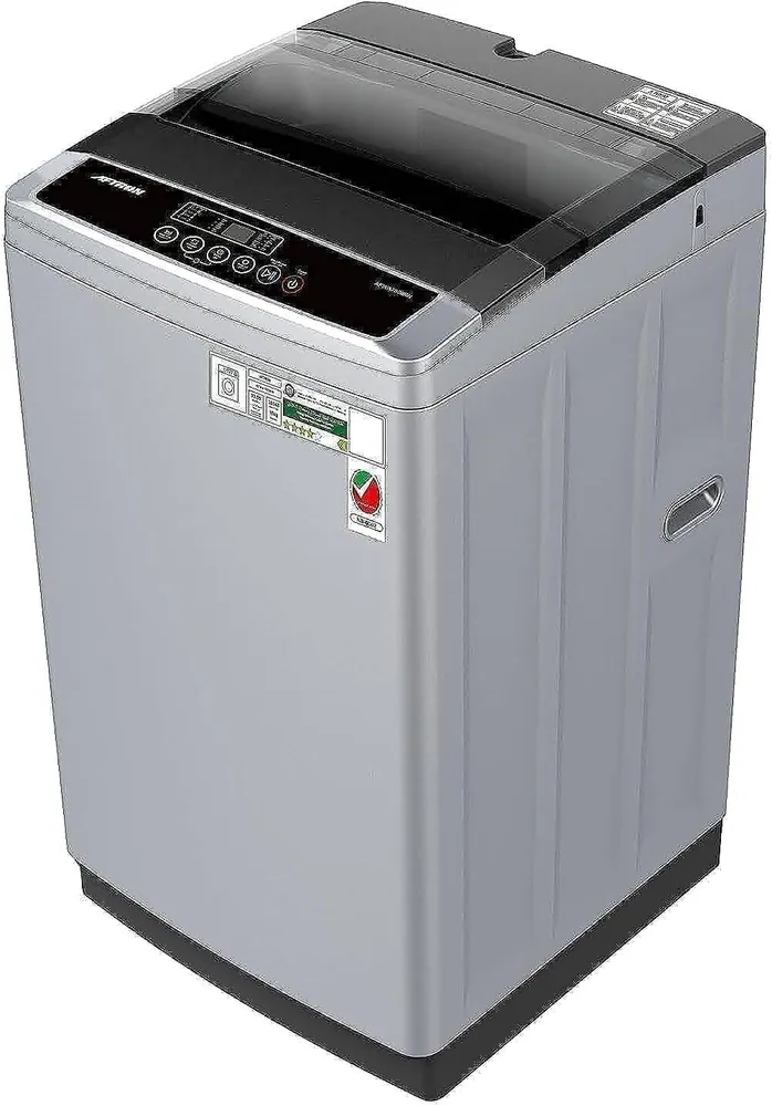 AFTRON WASHER 7 KG TOP LOAD STAINLESS STEEL INNER TUB DARK SILVER