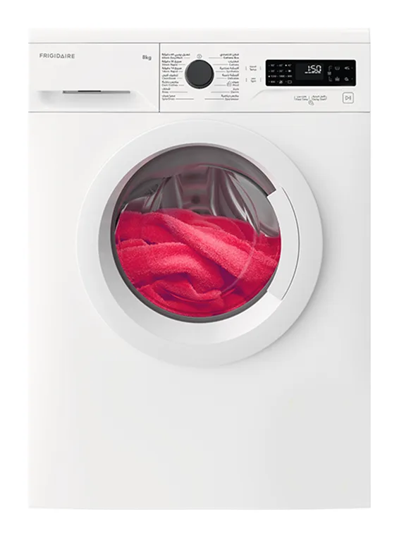 FRIGIDAIRE WASHER 8 KG FRONT LOAD WHITE