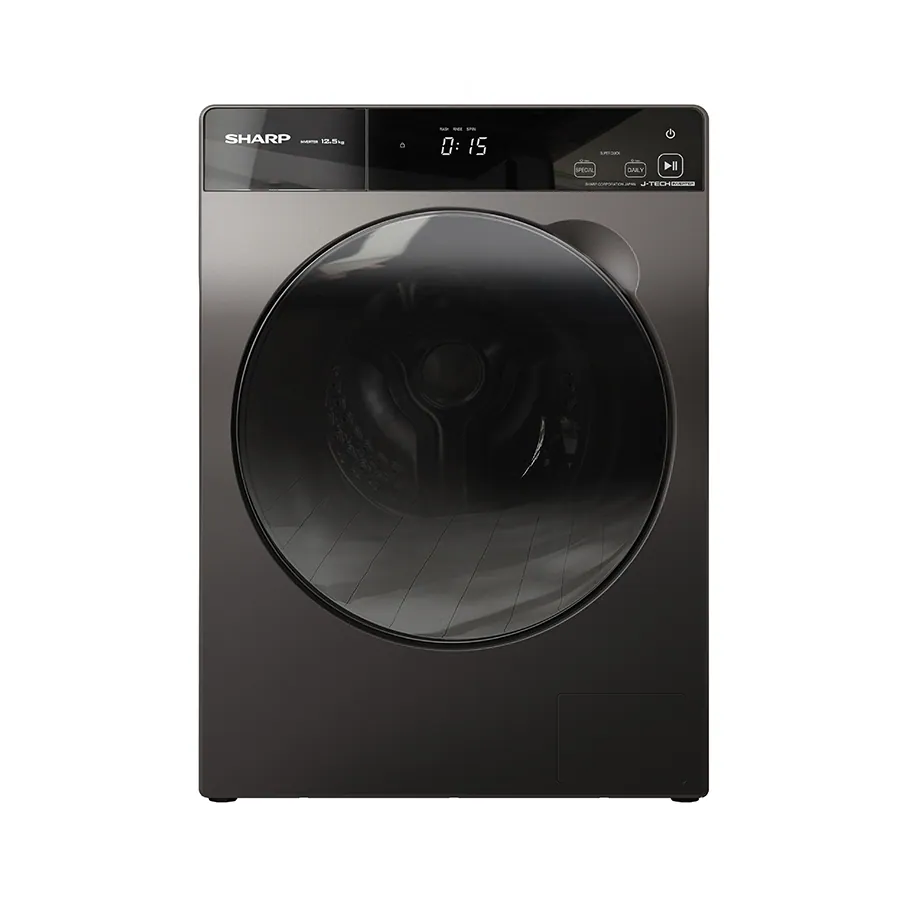SHARP WASHER 10.5 KG FRONT LOAD INVERTER GREY