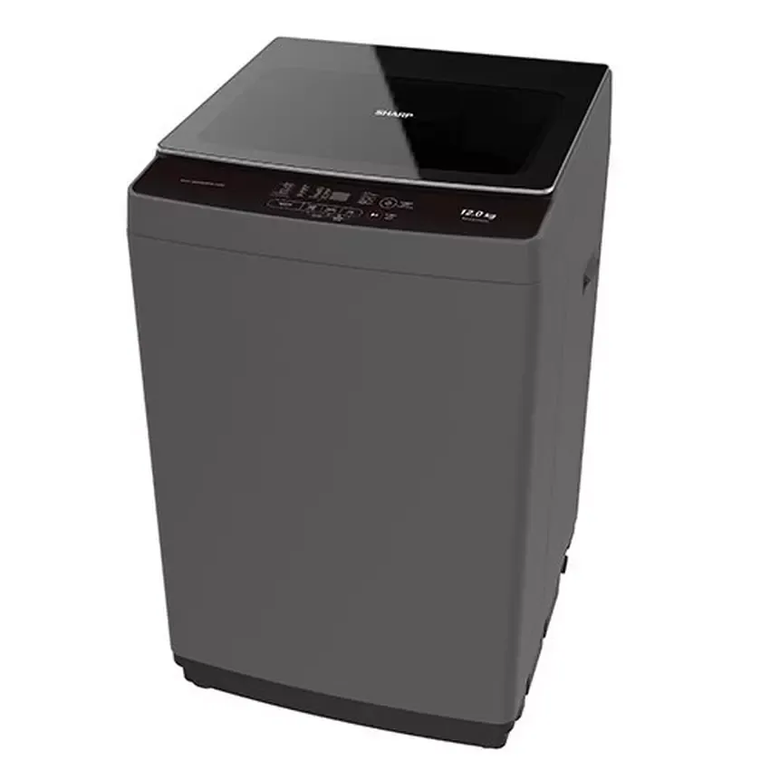 SHARP WASHER 15 KG TOP LOAD DARK SILVER