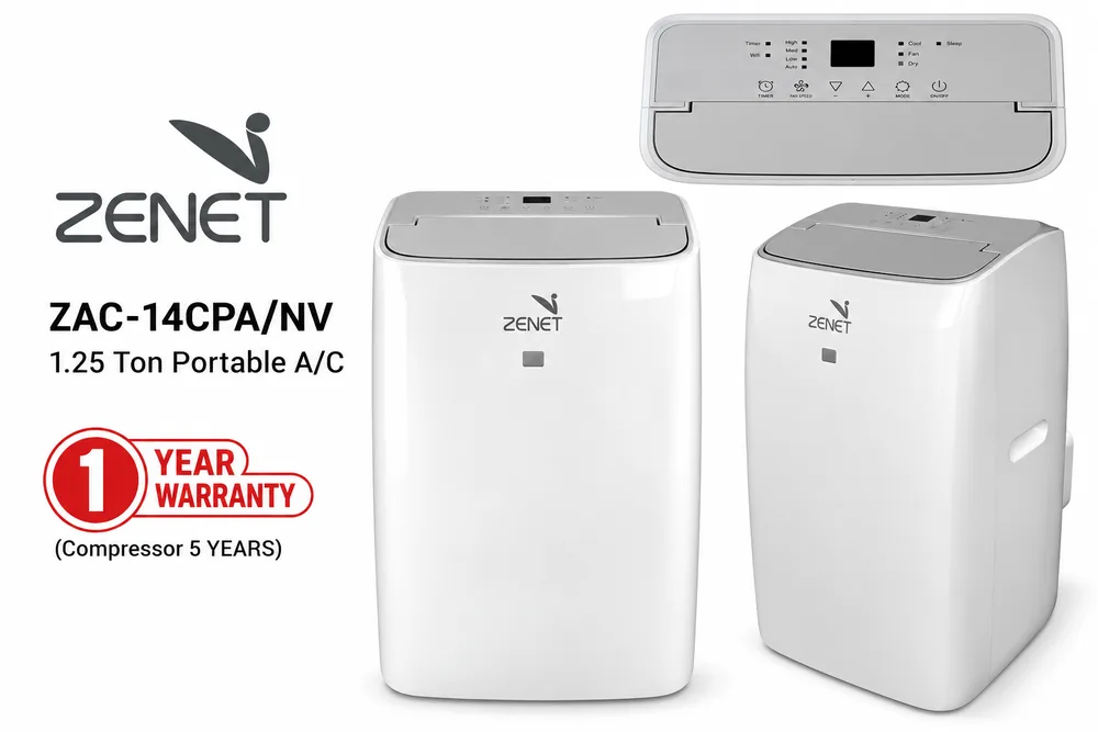 ZENET 1.25 TON PORTABLE A/C