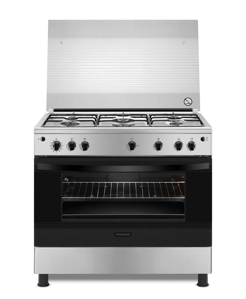 FRIGIDAIRE COOKER 90 X 60 FULL SAFETY 5 BURN. GAS OVEN SS