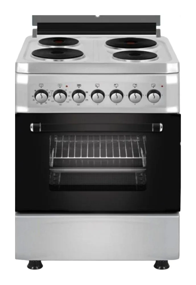 KASTRON ELECTRIC COOKER 60X60 CM FREESTAND 4 ZONE SILVER 30-AMPER