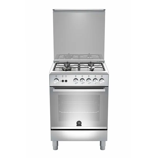 LA GERMANIA COOKER 60 X 60 FULL SAFETY 4 BURN. GAS OVEN SS