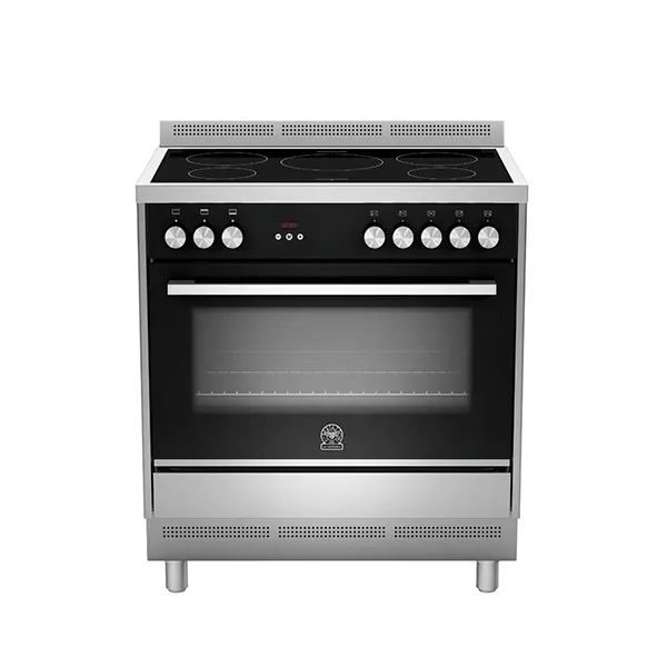LA GERMANIA COOKER 90 X 60 ELECTRIC 5 VITROCERAMIC ZONES MULTIFUNCTION OVEN SS