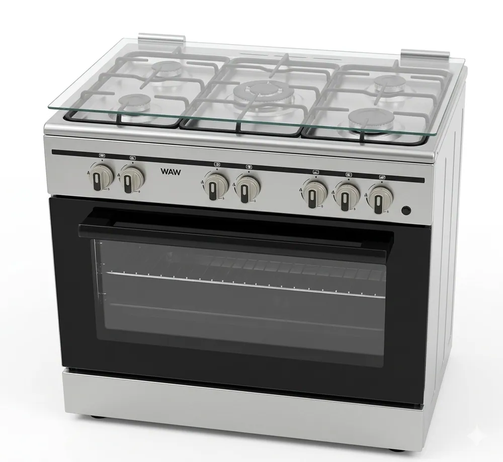 WAW COOKER 80 X 55 FULL SAFETY 5 BURN. STEEL TURKEY