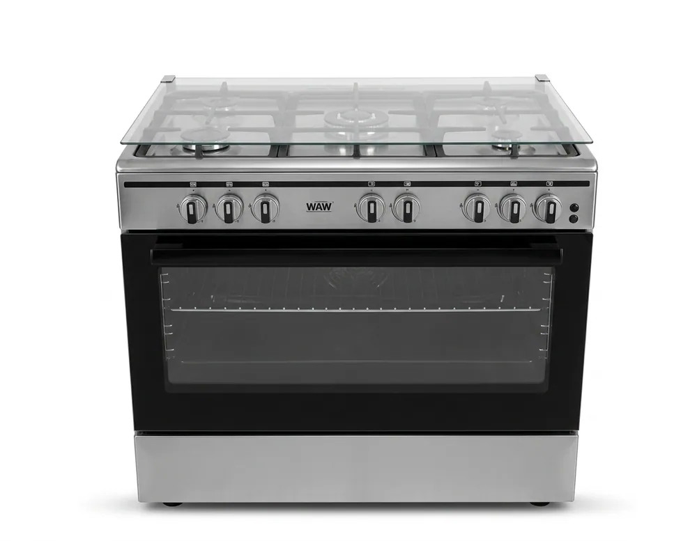 WAW COOKER 90 X 60 FULL SAFETY 5 BURN. STEEL TURKEY