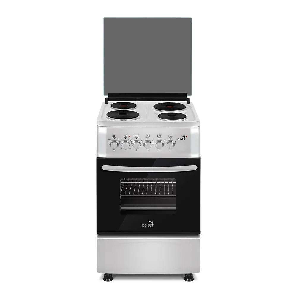ZENET COOKER 50 X 55 ELECTRIC 4 HOT PLATES FULL SAFETY INOX TURKEY