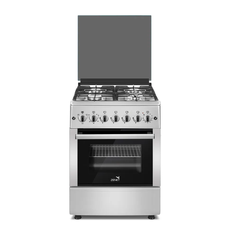 ZENET COOKER 60 X 60 FULL SAFETY 4 BURN. INOX TURKEY