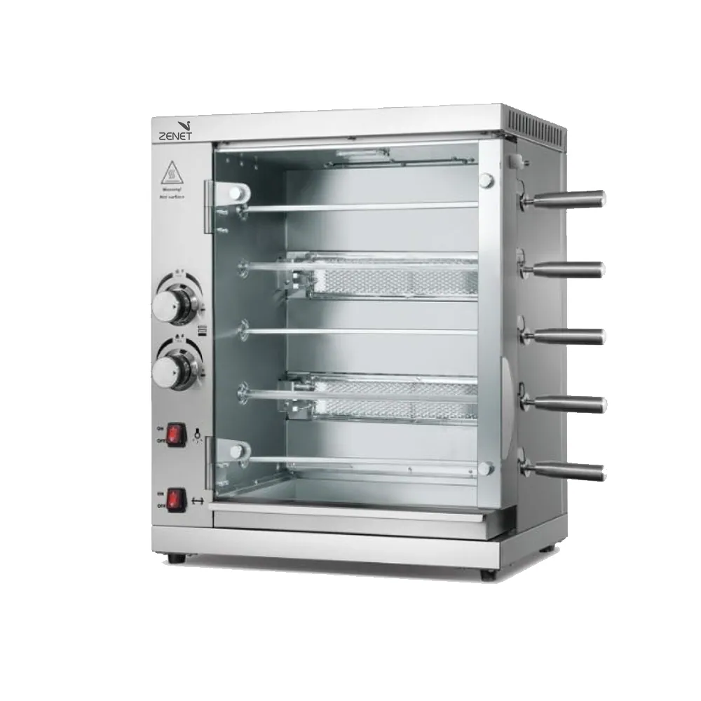 ZENET CHICKEN ROTISSERIE 5 LAYER STAINLESS STEEL GAS