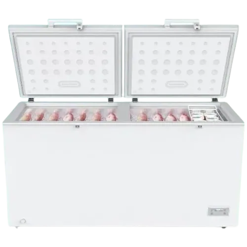 SMARTECH CHEST FREEZER 600 LTR NO FROST INVERTER DOUBLE DOOR WHITE