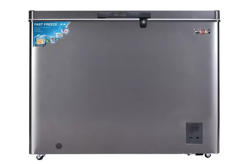 ZEN CHEST FREEZER 370 LTR FROST FREE DUAL THERMOSTAT SILVER