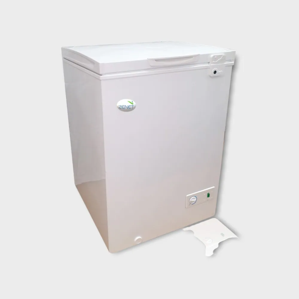 ZENET CHEST FREEZER 140 LTR MANUAL DEFROST WHITE