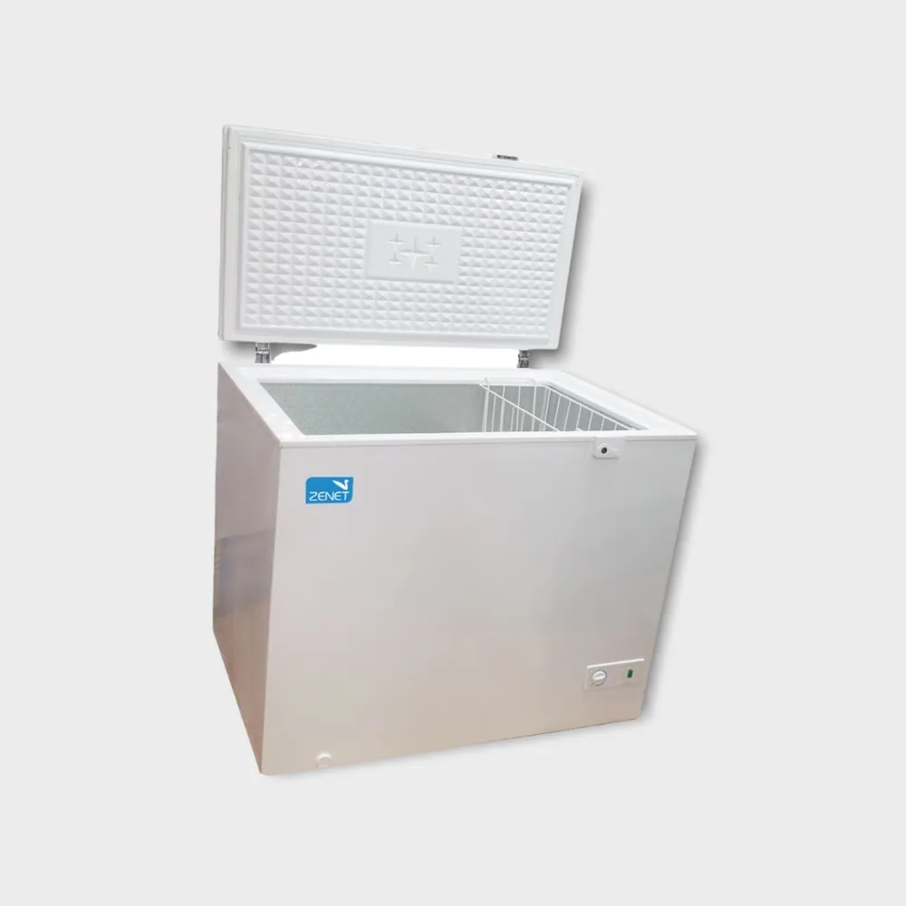 ZENET CHEST FREEZER 185 LTR MANUAL DEFROST WHITE