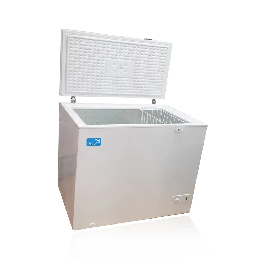 ZENET CHEST FREEZER 260 LTR MANUAL DEFROST WHITE