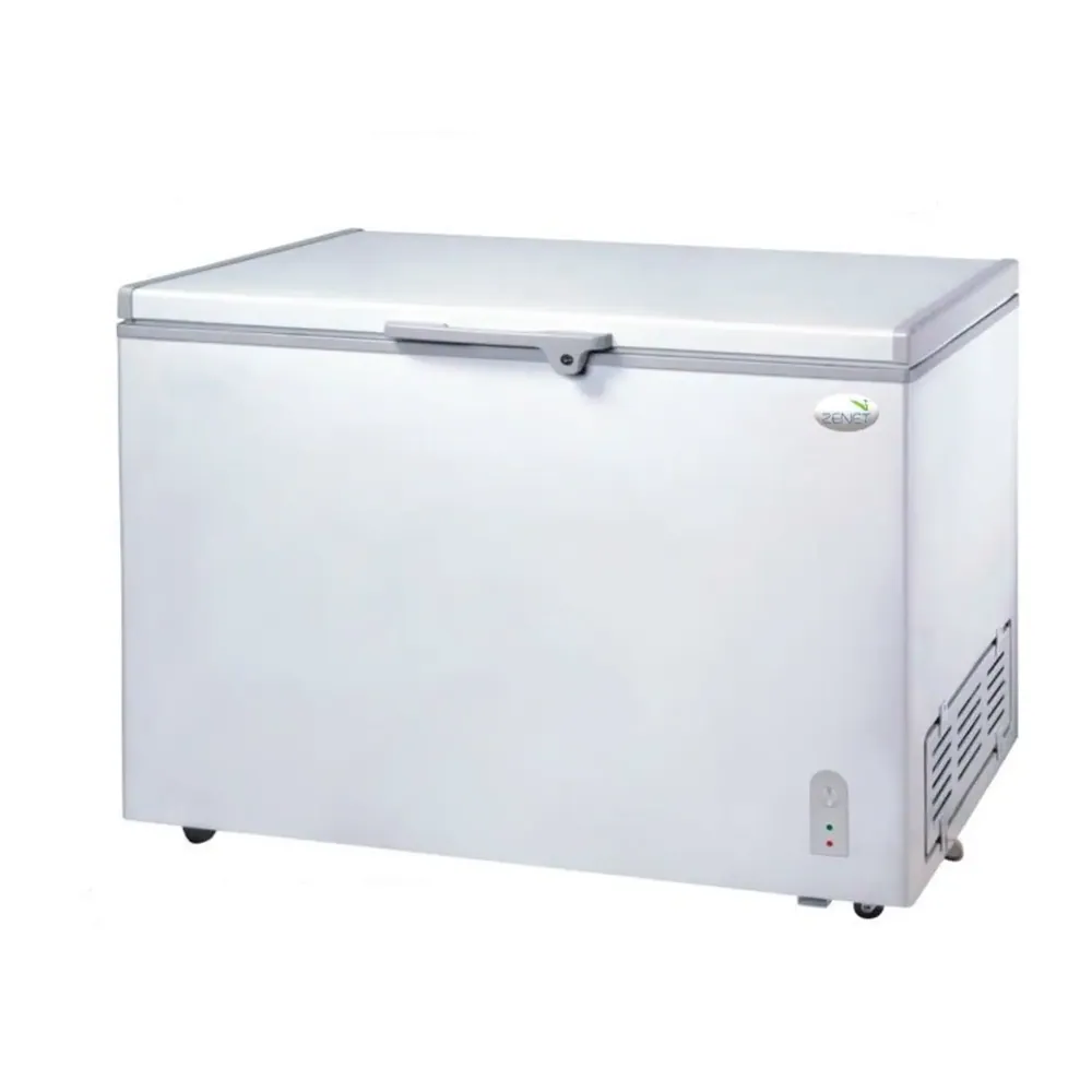 ZENET CHEST FREEZER 400 LTR MANUAL DEFROST WHITE