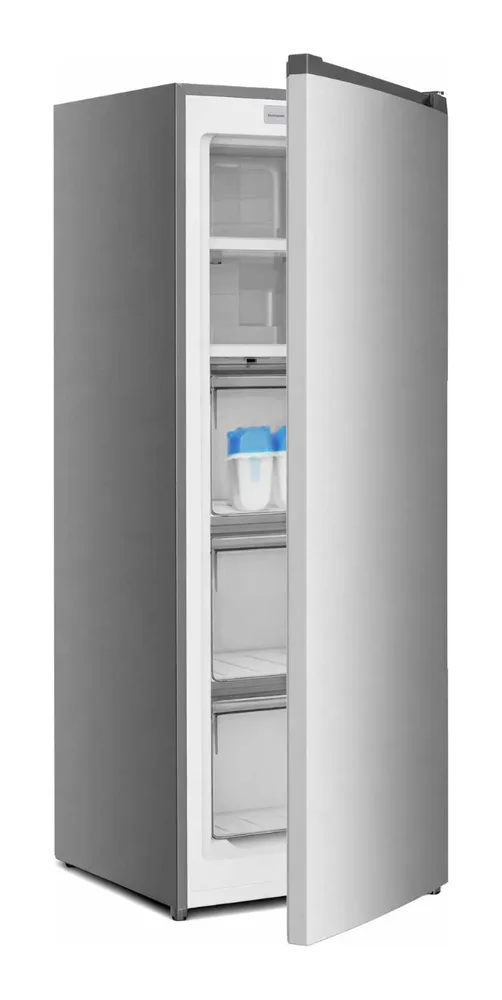 KASTRON UPRIGHT FREEZER 200 LTR INVERTER SILVER GLASS SHELVES NO FROST