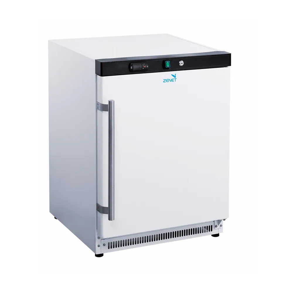 ZENET UPRIGHT FREEZER 130 LTR UNDER COUNTER WHITE