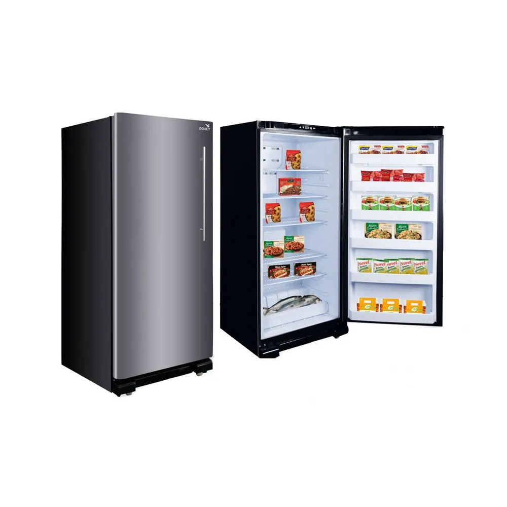 ZENET UPRIGHT FREEZER 500 LTR FROST FREE BLACK