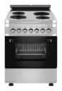 KASTRON ELECTRIC COOKER 60X60 CM FREESTAND 4 ZONE SILVER 30-AMPER
