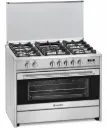 MEIRELES COOKER 90 X 60 GAS 5 BURN. GAS HOB ELECTRIC OVEN 8 FUNCTIONS 121L SS