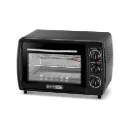 BLACK+DECKER ELECTRIC OVEN 19 LTR TOASTER 1380W ROTISSERIE DOUBLE GLASS BLACK/SILVER