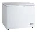 SHARP CHEST FREEZER 400 LTR MANUAL DEFROST LOCK WHITE