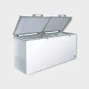 ZENET CHEST FREEZER 600 LTR DOUBLE DOOR MANUAL DEFROST WHITE