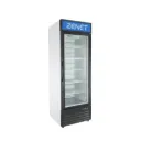 ZENET SHOWCASE FREEZER 600 LTR SINGLE DOOR GLASS WHITE/BLACK