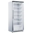 ZENET SHOWCASE FREEZER 600 LTR SINGLE DOOR GLASS DOOR COMMERCIAL WHITE/STEEL