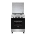 ELECTROLUX COOKER 60 X 60 FULL SAFETY 4 BURN. GAS OVEN SS