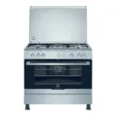ELECTROLUX COOKER 90 X 60 FULL SAFETY HEAVY DUTY W/FAN 5 BURN. SS